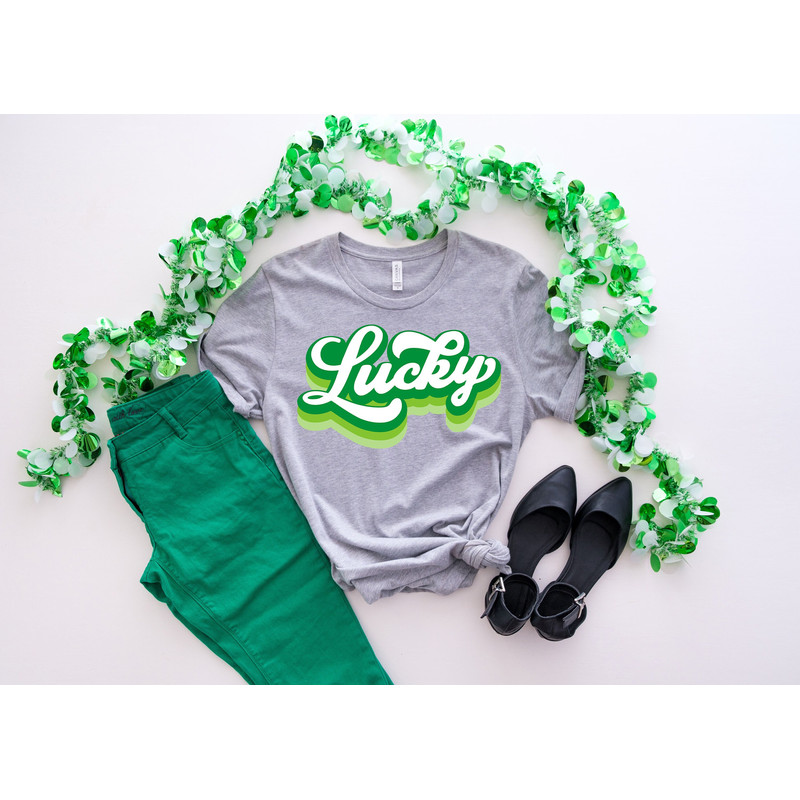 Retro Lucky Shirt, Retro St Patricks Day Shirt, Lucky Shirt, St Patricks Day Shirt, Cute St Pattys Shirt, St Patrick Tee, Patricks Lucky tee.jpg