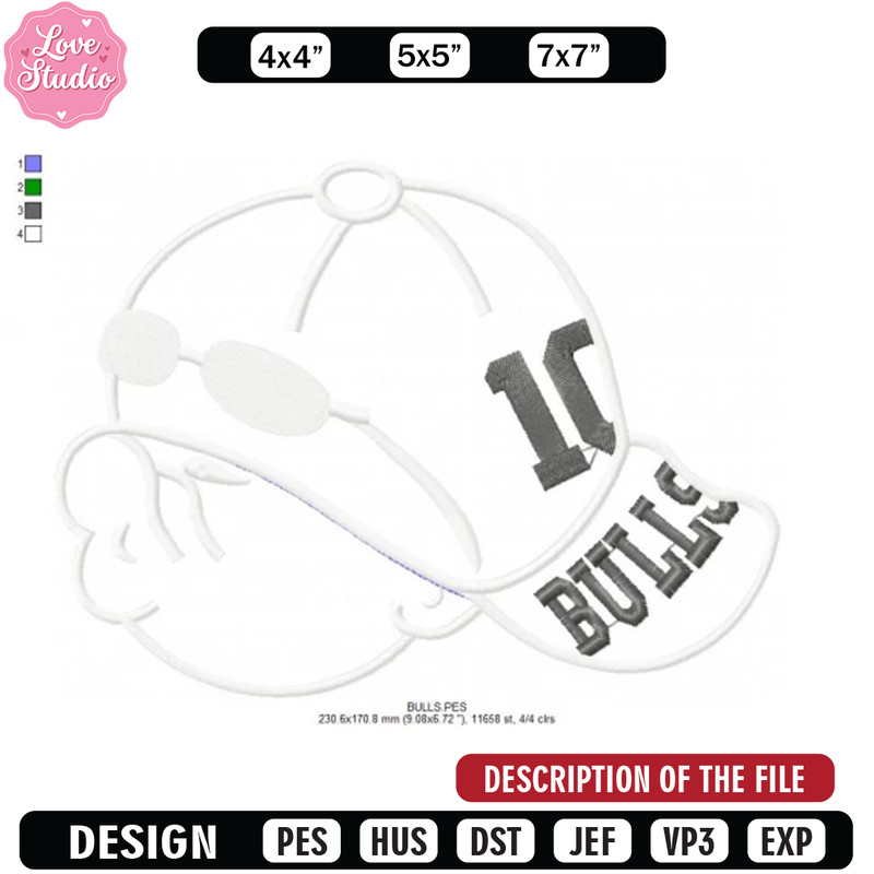 Bulls embroidery design, Embroidery design, Sale design, Embroidered shirt, Sport Embroidered, digital download.jpg