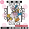 Daisy And Donald Duck Gucci Embroidery design, Disney Embroidery, cartoon design, Embroidery File, Digital download.jpg