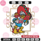 Daisy Donald Duck Gucci Embroidery design, Disney cartoon Embroidery, cartoon design, Embroidery File, Instant download.jpg