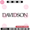 Davidson logo embroidery design, Logo embroidery, Sport embroidery, logo sport embroidery, Embroidery design 1.jpg