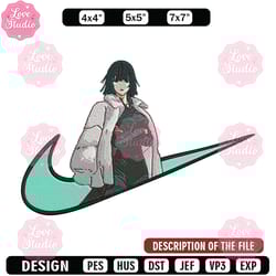 fubuki nike embroidery design,one punch man embroidery, embroidery file, nike embroidery,anime shirt,digital download