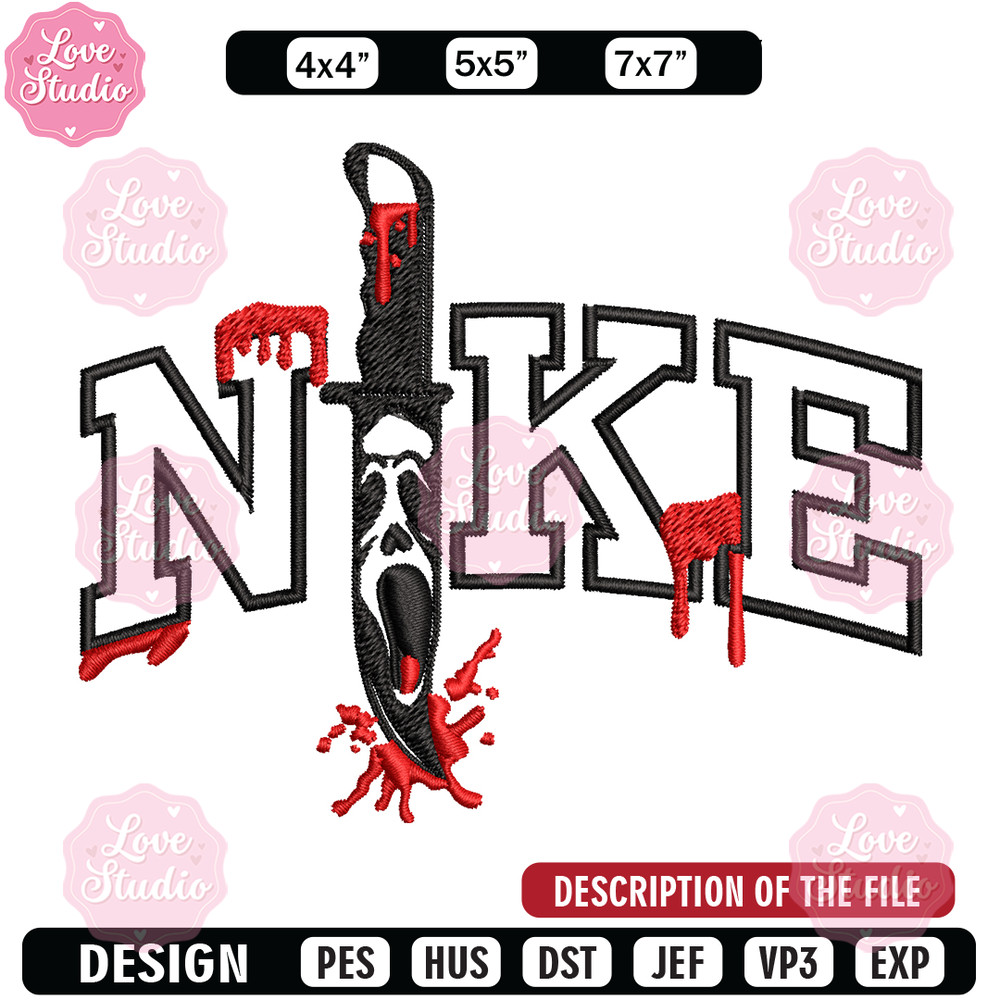Ghost Face Nike Embroidery design, Ghost Face Nike Embroidery, Embroidery File, Nike design, Digital download.jpg