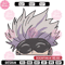 Gojo Peeker Embroidery Design, Jujutsu Embroidery, Embroidery File, Anime Embroidery, Anime shirt, Digital download 1.jpg
