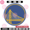 Golden State Warriors logo embroidery design, NBA embroidery,Sport embroidery, Embroidery design,Logo sport embroidery 1.jpg