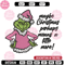 Grinch chrismas Embroidery Design, Grinch Embroidery, Embroidery File, Chrismas Embroidery, Anime shirt,Digital download.jpg