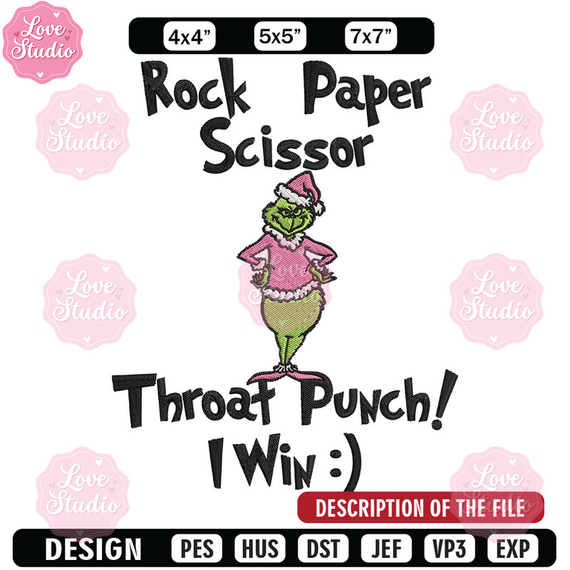 Grinch Embroidery Design, Grinch Embroidery, Embroidery File, Chrismas Embroidery, Anime shirt, Digital download.jpg