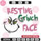 Grinch face Embroidery Design, Grinch Embroidery, Embroidery File, Chrismas Embroidery, Anime shirt, Digital download.jpg