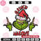 Grinch Middle Finger Embroidery design, Grinch christmas Embroidery, Embroidery File, Grinch design, Instant download.jpg