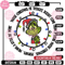 Grinch santa logo Embroidery design, Grinch merry christmas Embroidery, Grinch design, Embroidery File, Instant download.jpg