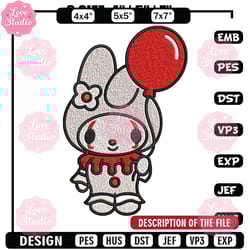 hallokitty halloween embroidery design, hello kitty embroidery, cartoon design, embroidery file, digital download