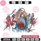 Horror logo Embroidery Design, Horror Embroidery, Embroidery File, Anime Embroidery, Anime shirt, Digital download.jpg