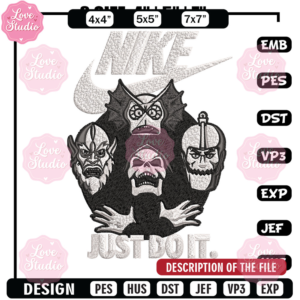 ian Rhapsody Nike Embroidery design, Cartoon Embroidery, Logo Nike design, Embroidery file, Instant download.jpg