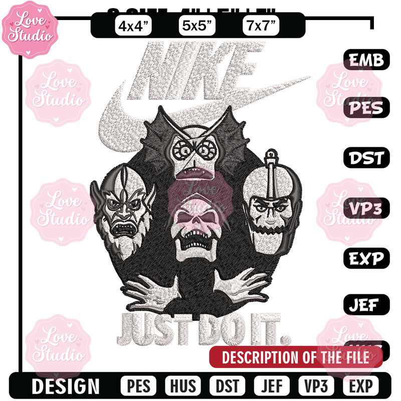 ian Rhapsody Nike Embroidery design, Cartoon Embroidery, Logo Nike design, Embroidery file, Instant download.jpg