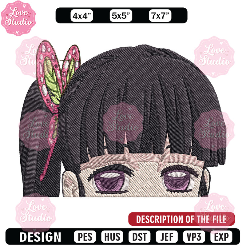 Kanao Peeker Embroidery Design, Demon slayer Embroidery, Embroidery File, Anime Embroidery, Digital download.jpg