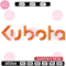 Kubota logo embroidery design, Embroidered shirt, Brand shirt, Brand Embroidery, Brand design, digital download.jpg
