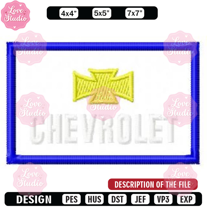 Log chevrolet car embroidery design, Embroidered shirt, Car Embroidery, Car design, Logo design, digital download.jpg