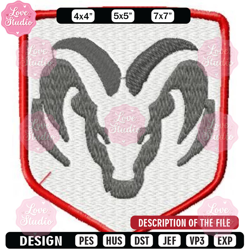 Log dodge car embroidery design, Embroidered shirt, Car Embroidery, Car design, Logo design, digital download.jpg