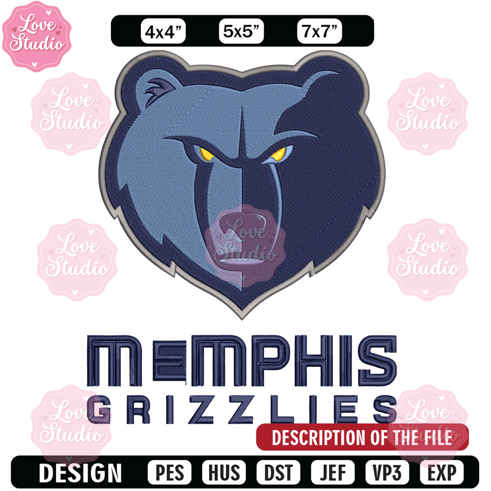 Memphis Grizzlies logo embroidery design,NBA embroidery, Sport embroidery,Embroidery design, Logo sport embroidery 1.jpg