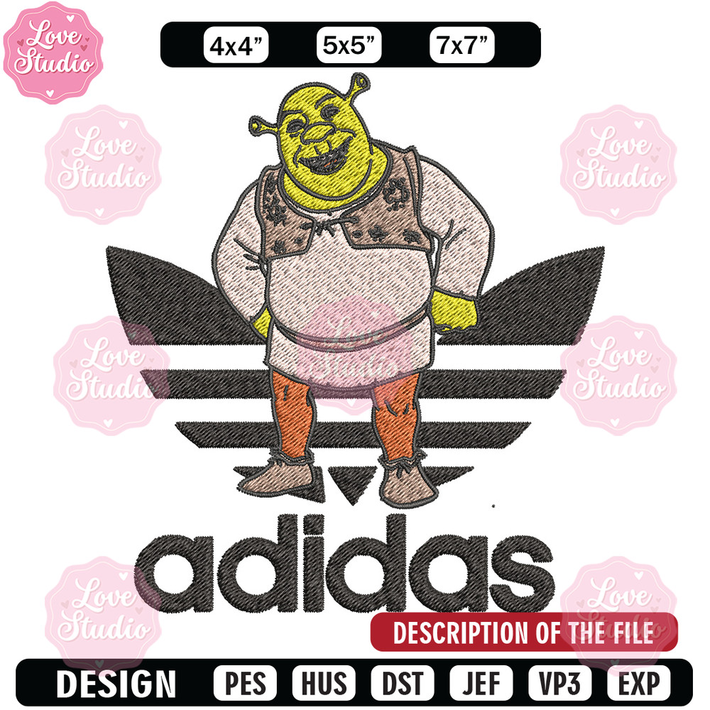 Monster adidas Embroidery Design, Adidas Embroidery, Embroidery File, Brand Embroidery, Logo shirt, Digital download.jpg
