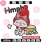 My Melody hmph Embroidery Design, Hello kitty Embroidery, Embroidery File, Anime Embroidery, Digital download.jpg