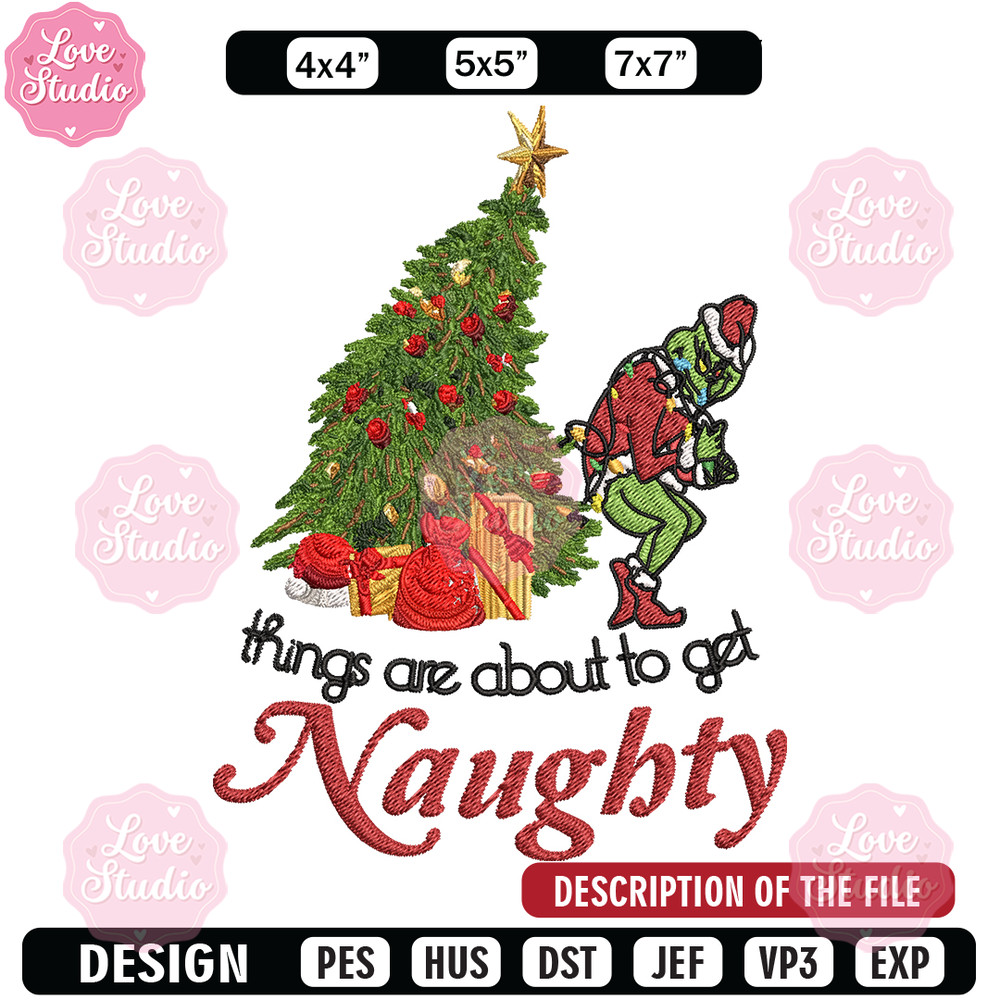 Naughty Grinch Embroidery design, Naughty Grinch christmas Embroidery, Grinch design, logo shirt, Digital download.jpg