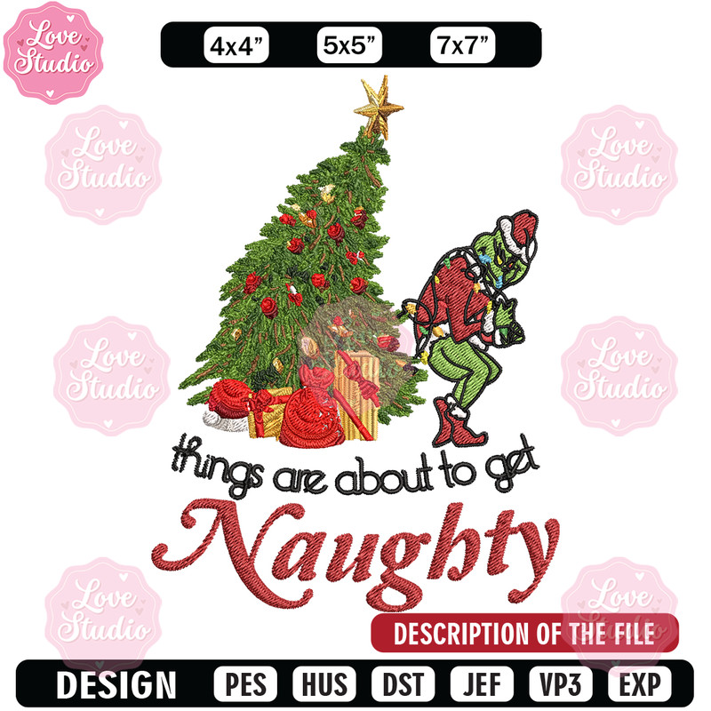 Naughty Grinch Embroidery design, Naughty Grinch christmas Embroidery, Grinch design, logo shirt, Digital download.jpg
