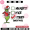 Naughty Nice I Tried Grinch Embroidery design, Grinch Christmas Embroidery, Grinch design, logo shirt, Digital download.jpg