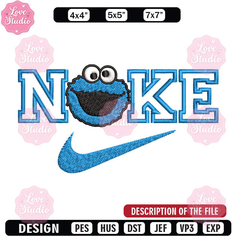 Nike blue cartoon Embroidery Design, Nike Embroidery, Brand Embroidery, Embroidery File, Logo shirt, Digital download.jpg
