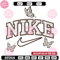 Nike butterfly embroidery design, logo embroidery, logo design, logo shirt, digital download.jpg