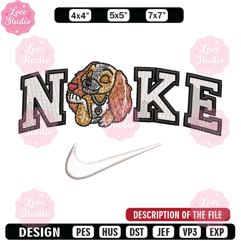 Nike dog embroidery design, Dog embroidery, Nike design, Embroidery shirt, Embroidery file, Digital download.jpg