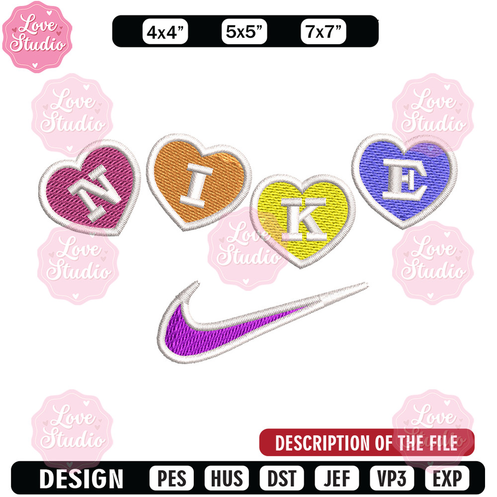 Nike heart embroidery design, Logo embroidery, Nike design, Embroidery shirt, Embroidery file, Digital download.jpg