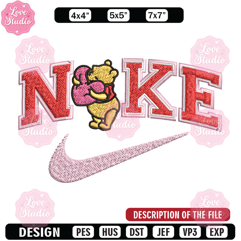Nike pooh Embroidery Design, Pooh Embroidery, Nike Embroidery, Embroidery File, Logo shirt, Digital download.jpg