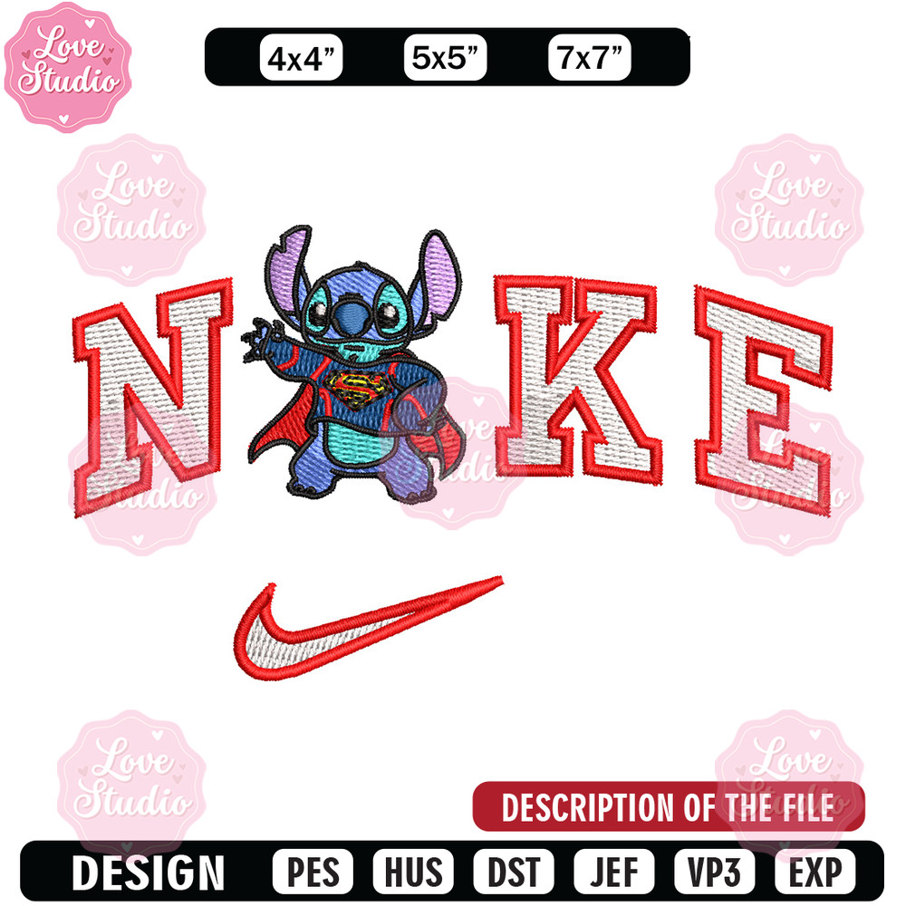 Nike super stitch embroidery design, Stitch embroidery, Nike design, Embroidery file,Embroidery shirt, Digital download.jpg