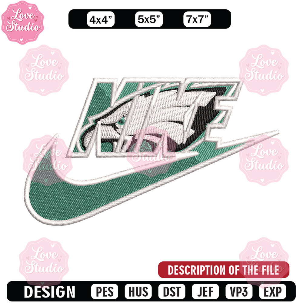 Nike x eagle embroidery design, Eagle embroidery, Nike design, Embroidery shirt, Embroidery file, Digital download.jpg