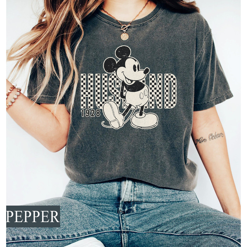 Custom Disney Mickey Comfort Colors Tee, Disney Character Shirt, Disney Family.jpg
