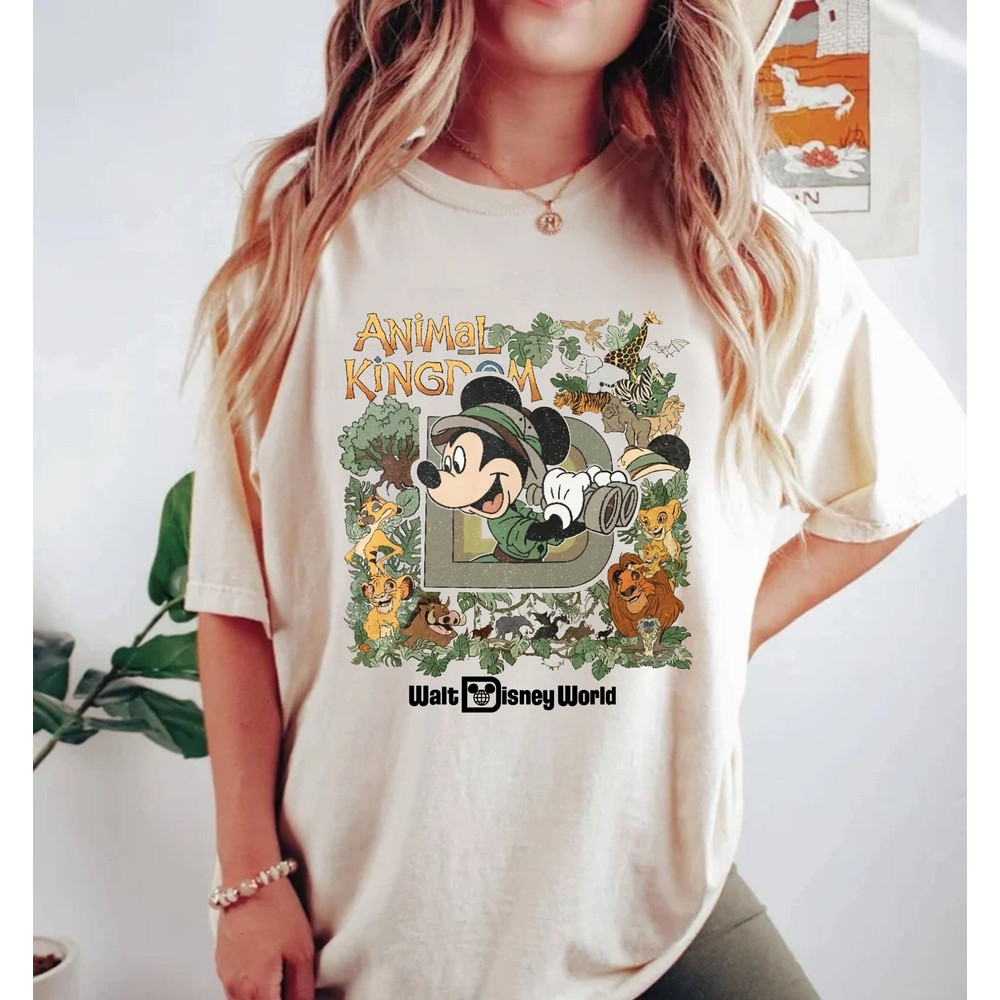 Disney Animal Kingdom Comfort Colors Shirt, Disney Safari Shirt, WDW Retro Shirt, Disney Wild Shirt, Disney Family Trip.jpg