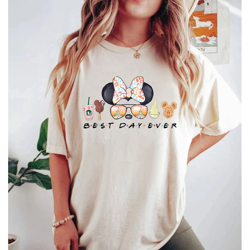 Disney Best Day Ever Snacks Comfort Colors Shirt, Mickey Minnie Shirt, Disneyland Shirt, Disneyworld Shirt, Disney Famil.jpg