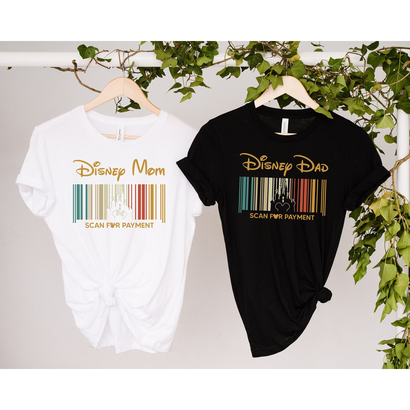 Disney Dad Disney Mom Scan For Payment Shirts, Mouse Theme P.jpg