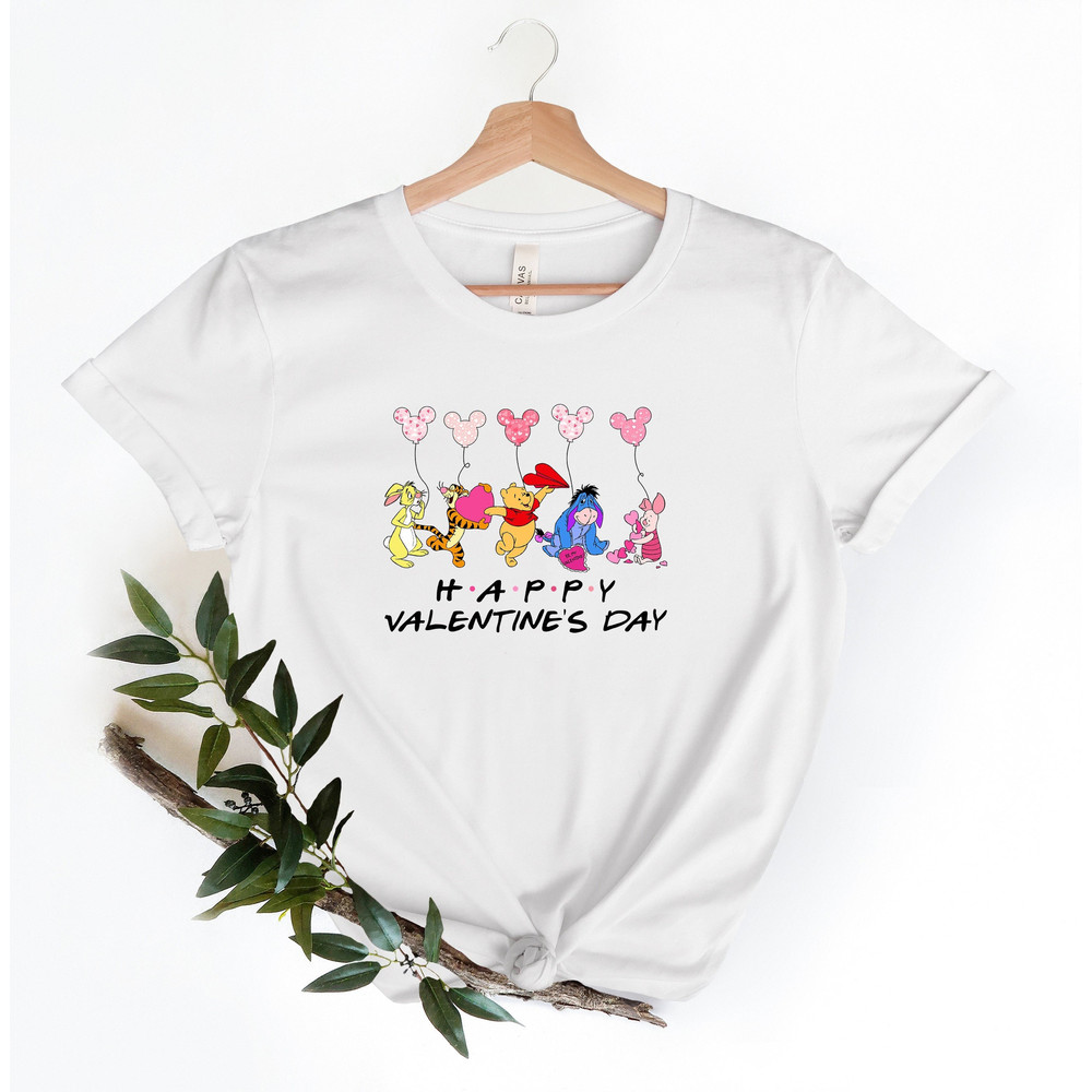 Disney Happy Valentines Day Winnie the Pooh Friends Shirt,.jpg