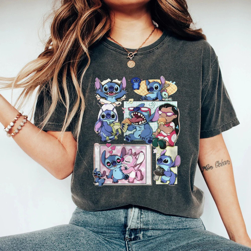 Disney Lilo And Stitch Comfort Colors Shirt, Stitch Shirt, Disney Girls Shirt, Disney Trip Shirt, Disneyworld Shirt, Dis.jpg