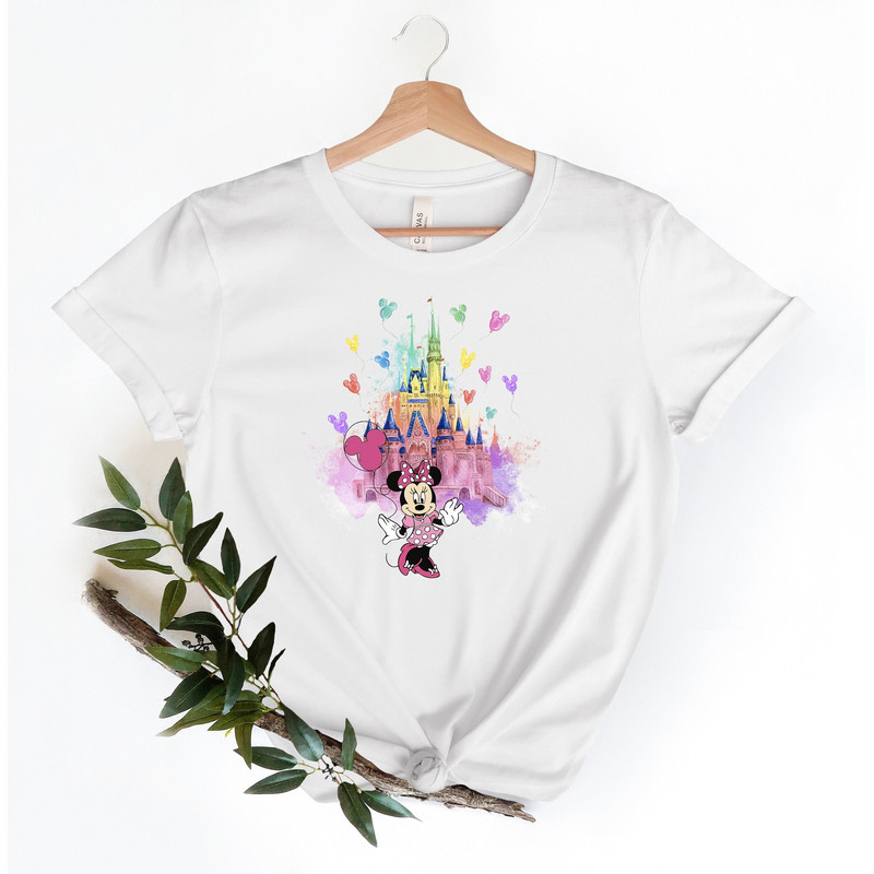 Disney Minnie Balloon Shirt, Minnie Castle Shirt, Minnie Bal.jpg