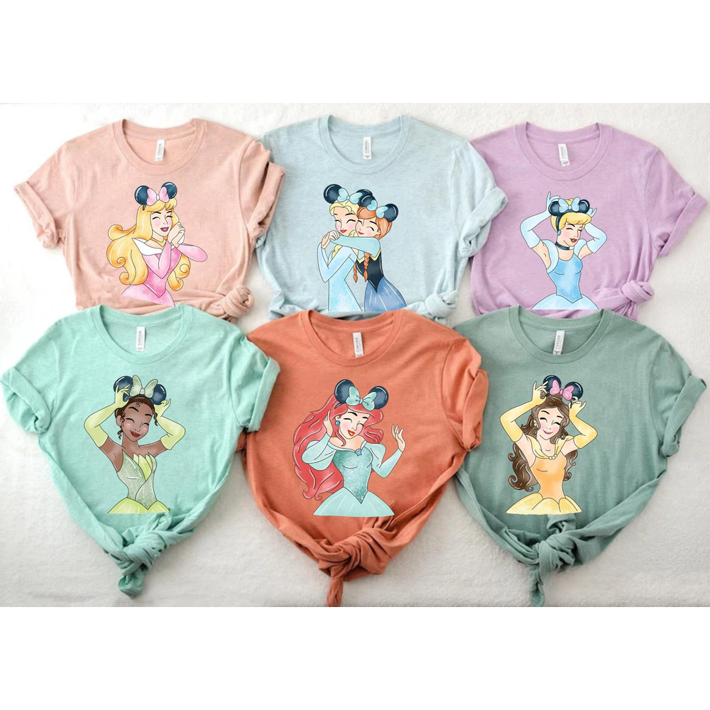 Disney Princess Comfort Colors Shirt, Cinderella Princes.jpg