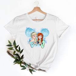 disney princess elsa t-shirt, frozen elsa anna shirt, frozen 1