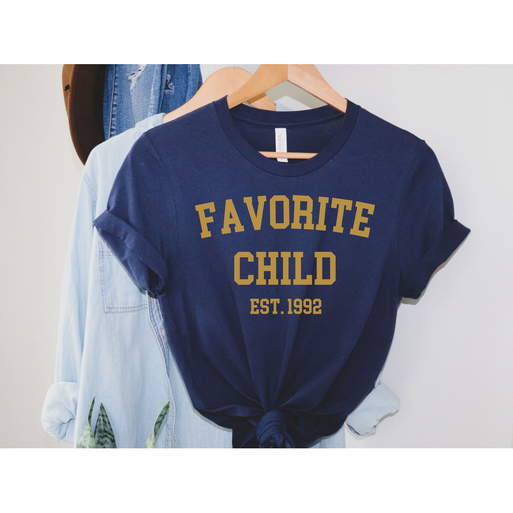 Favorite Child Shirt, Custom Family Matching Tee, Funny Adult Sibling Match.jpg