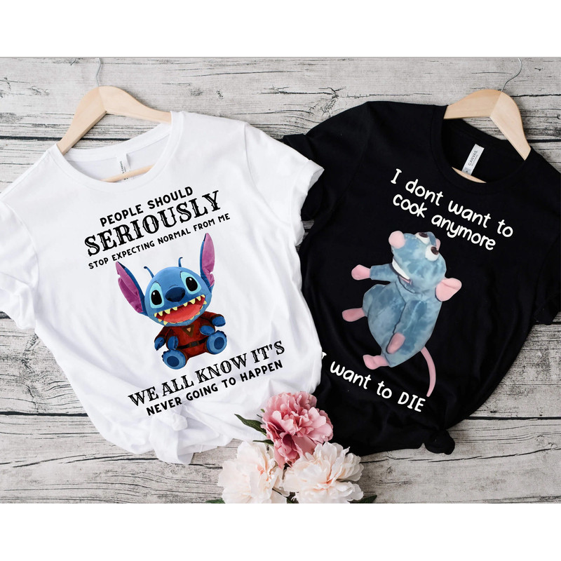 Funny Stitch Shirt, Funny Ratatouille Remy Shirt, WDW Animal Kingdom Shirt.jpg