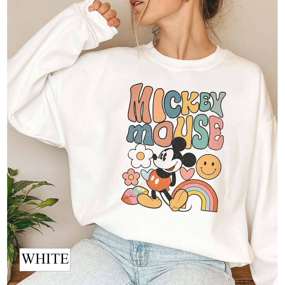 Groovy Disney Shirt, Retro Mickey Shirt, Boho Shirt Disney, Disney Vacation Shir.jpg