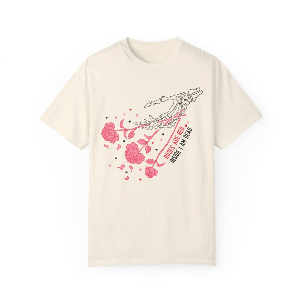 Comfort Colors® Skeleton Valentines Day Shirt, Funny Valentine's Day T-Shirt, Dancing Skeletons T-Shirt, Funny Anti Valentines Day Shirts.jpg