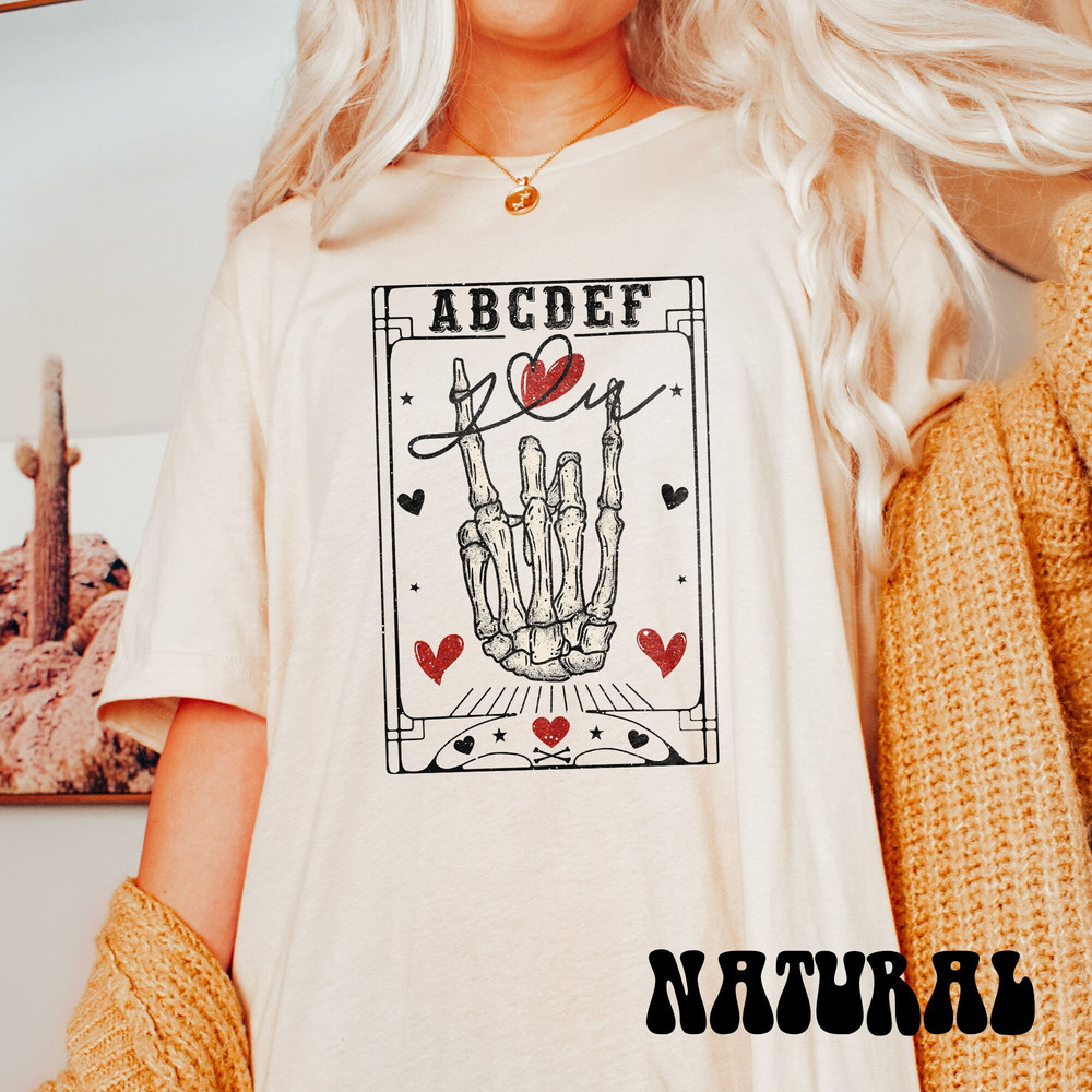 ABCDEF You Spooky Punk Valentines Day Shirt, Skeleton Valentine T-Shirt, Goth Valentine Crewneck, Gothic Love Tee, Creepy Valentine Shirts.jpg