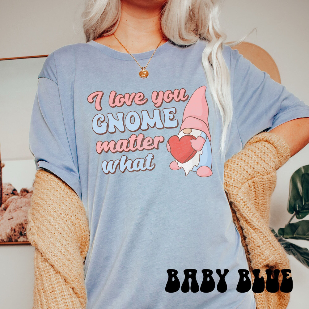 Retro Valentine Shirt, Funny Gnome Shirt, Groovy Valentines Day Tee, Galentine Cute Hearts Valentines Shirt, Y2k Valentine Crewneck Tee.jpg